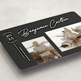 "Counterpoise" - Graduation Announcements in Charcoal by Monika Torun - Detail