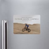 "Simply" - Graduation Announcements in Chocolate by Lisa Assenmacher - Magnet Front