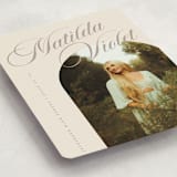 "Modern Curves" - Graduation Announcements in Almond by Morgan Kendall - Detail
