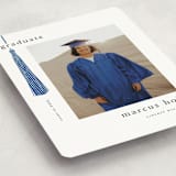 "Tassled" - Graduation Announcements in Cobalt by Ashlee Townsend - Detail