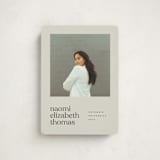 "Minimal Modern" - Graduation Announcements in Sand by JoAnn Jinks - Front