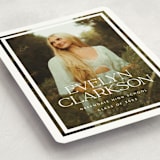 "Structural" - Graduation Announcements in Snowdrop by Snow and Ivy - Detail