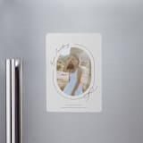 "Etna" - Graduation Announcements in Latte by Blustery August - Magnet Front