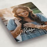 "With a flourish" - Graduation Announcements in Salt by Lea Delaveris - Detail