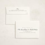 "With a flourish" - Graduation Announcements in Salt by Lea Delaveris - FREE Recipient Addressing