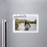 "Alignment" - Graduation Announcements in Onyx by Ashley DeMeyere - Magnet Front