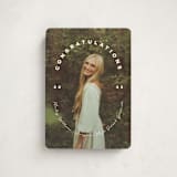 "Circlet" - Graduation Announcements in Powder by Ellis - Front