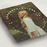"Circlet" - Graduation Announcements in Powder by Ellis - Detail