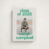 "School Color Duo" - Graduation Announcements in Grass by Jackie Crawford - Front