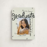 "Marker" - Graduation Announcements in Onyx by Stacey Day - Front