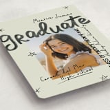 "Marker" - Graduation Announcements in Onyx by Stacey Day - Detail