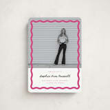 "wavy border" - Graduation Announcements in Bubblegum by Emily Sabol Goss - Front