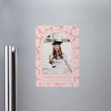 "Pink Graduation Announcement" - Graduation Announcements in Petal by Aubrey Fairchild - Magnet Front