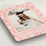 "Pink Graduation Announcement" - Graduation Announcements in Petal by Aubrey Fairchild - Detail