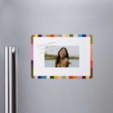 "Colorful Scallop" - Graduation Announcements in Olive by Sierra Lee - Magnet Front