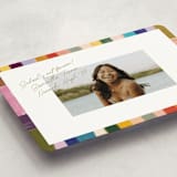 "Colorful Scallop" - Graduation Announcements in Olive by Sierra Lee - Detail