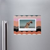 "colorwave" - Graduation Announcements in Sunset by Lori Wemple - Magnet Front