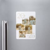 "chic five" - Graduation Announcements in Marigold by Carolyn Nicks - Magnet Front