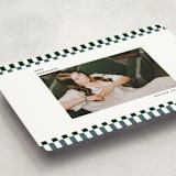 "Checked Out" - Graduation Announcements in Pine by Rachel Cassel - Detail