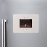 "The Single Photo" - Graduation Announcements in Sand by Rachel Cassel - Magnet Front