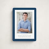 "Linen frame" - Graduation Announcements in Jeans by Lea Delaveris - Front