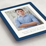 "Linen frame" - Graduation Announcements in Jeans by Lea Delaveris - Detail