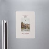 "The Single Photo" - Graduation Announcements in Sand by Rachel Cassel - Magnet Front