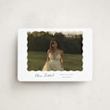 "r e f l e c t i o n" - Graduation Announcements in Charcoal by Sara Hicks Malone - Front