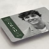 "Classic Sash" - Graduation Announcements in Pine by Lauren Chism - Detail