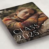 "Contemplate" - Graduation Announcements in Snowberry by Pixel and Hank - Detail