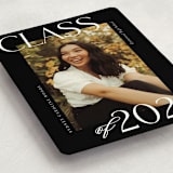 "Scholarly Surround" - Graduation Announcements in Licorice by Jessica Williams - Detail