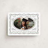 "Ivy Grad" - Graduation Announcements in Linen by Paper Sun Studio - Front