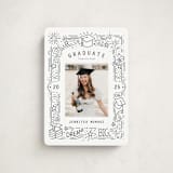 "Dream Big Grad" - Graduation Announcements in Snow by Stephanie Hawkes - Front