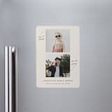 "Simple Timeline" - Graduation Announcements in Classic Black by Ashley DeMeyere - Magnet Front