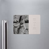 "simplicty" - Graduation Announcements in Champagne by Lori Wemple - Magnet Front