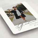 "Minimal Script" - Graduation Announcements in Obsidian by Kamala Nahas - Detail