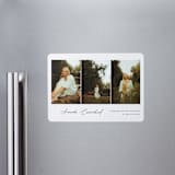 "The Trio" - Graduation Announcements in Onyx by Benita Crandall - Magnet Front