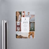 "pastiche" - Graduation Announcements in Raven by Olivia Raufman - Magnet Front