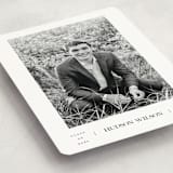 "Collegiate" - Graduation Announcements in Onyx by Benita Crandall - Detail