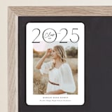 "Top of Class" - Graduation Announcements in Charcoal by Carolyn MacLaren - Magnet Front