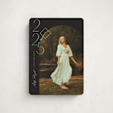 "Shiny year" - Graduation Announcements in Noir by Creo Study - Front