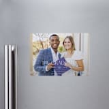 "Grad Duo" - Graduation Announcements in Sky by Ana Sharpe - Magnet Front