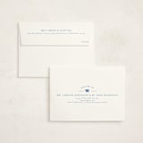 "Grad Duo" - Graduation Announcements in Sky by Ana Sharpe - FREE Recipient Addressing