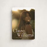 "California" - Graduation Announcements in Milk by Ani Somi - Front