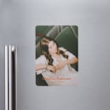 "The Edge" - Graduation Announcements in Mango by Gwen Bedat - Magnet Front