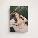 "The Edge" - Graduation Announcements in Mango by Gwen Bedat - Front