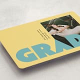 "Bold Baddie" - Graduation Announcements in Legal Pad by Claire - Detail