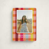 "Rainbow plaid" - Graduation Announcements in Ruby by Kat Roberts - Front