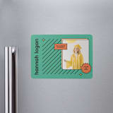 "Fun Grad" - Graduation Announcements in Mint by Chryssi Tsoupanarias - Magnet Front