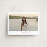 "archive" - Graduation Announcements in Snow by Sarah Curry - Front
